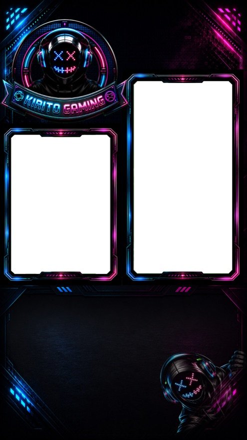 Kirito Gaming — custom stream overlay design by ChiChi-Verse