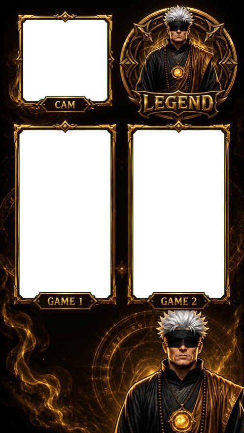 Legend — custom stream overlay design by ChiChi-Verse